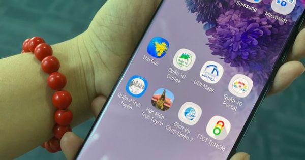 Ứng dụng cần kết nối với hệ thống chung