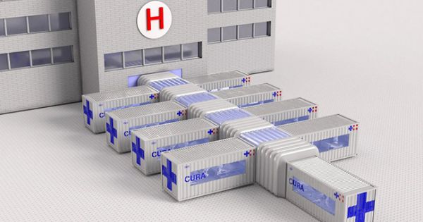 Thiết kế biến container thành bệnh viện điều trị COVID-19