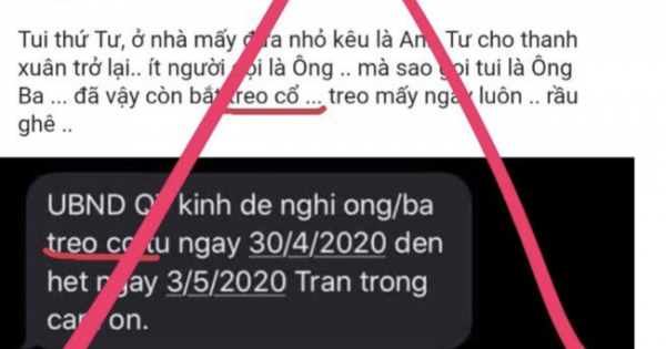 Đề nghị công an truy tìm kẻ tung tin 'UBND Quận 7 yêu cầu người dân treo cổ'