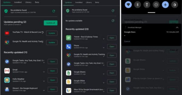 Google Play Store gặp lỗi cập nhật ứng dụng