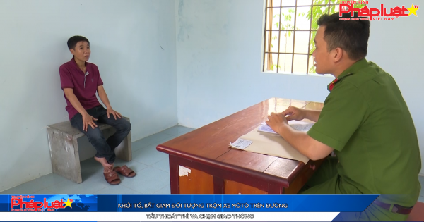 Khởi tố, bắt giam đối tượng trộm xe môtô trên đường tẩu thoát thì va chạm giao thông.