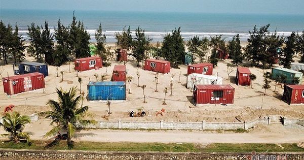 Dựng 130 container trái phép trong rừng phòng hộ làm chỗ nghỉ cho khách du lịch