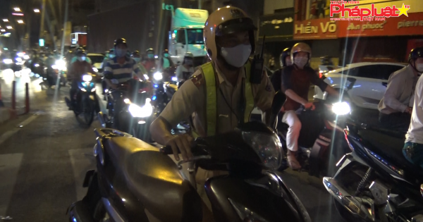 CSGT TP HCM sau 10 ngày tổng kiểm soát: Hơn 11.000 xe bị xử phạt!