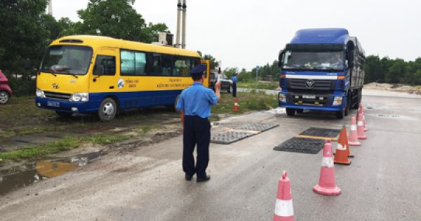 Tăng cường kiểm soát tải trọng phương tiện giao thông đường bộ