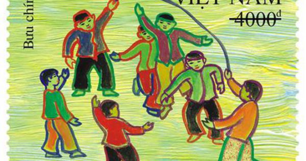 Phát hành bộ tem 'Trò chơi dân gian' nhân dịp Tết thiếu nhi 1/6
