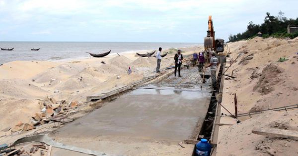 Miền Trung chạy đua với công trình phòng chống bão lũ