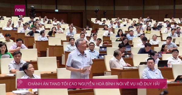 Chánh án Nguyễn Hòa Bình: “Người kêu oan là mẹ Hồ Duy Hải”