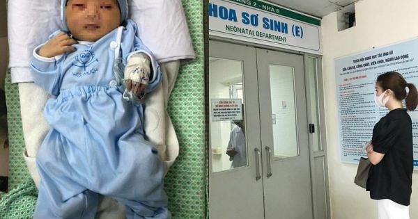 Sức khỏe bé sơ sinh bị bỏ rơi dưới hố ga hiện vẫn nhiễm khuẩn nặng