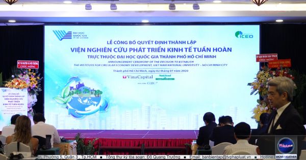 Viện nghiên cứu phát triển kinh tế tuần hoàn - giải pháp mới trong bảo vệ môi trường