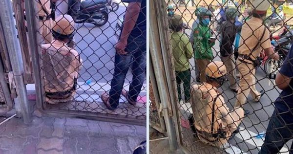 Hà Nội: Tạm giữ hình sự tài xế kéo lê Trung uý CSGT ở đường Giải Phóng