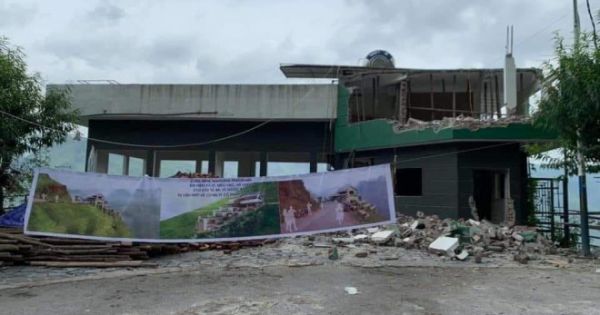 Phá dỡ, cải tạo tòa nhà trái phép Mã Pì Lèng Panorama