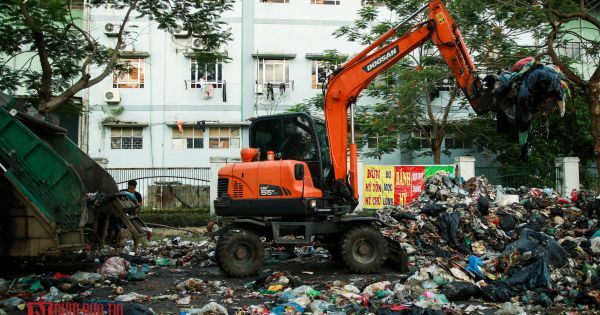 Hà Nội: Rác vẫn bủa vây nội đô sau 4 ngày mở cửa bãi Nam Sơn