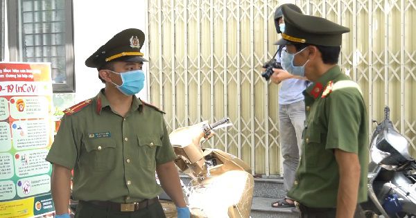 Quảng Ngãi: Hỗ trợ nhân lực cho công an Phường khi phát hiện ca F1 liên quan đến bệnh nhân 419