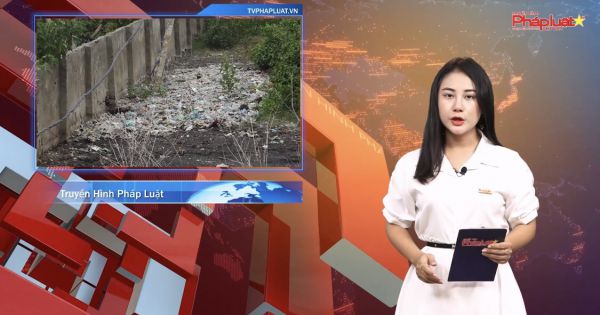 Việt Trì - Rác thải chất đống cao như núi tại xã Phượng Lâu