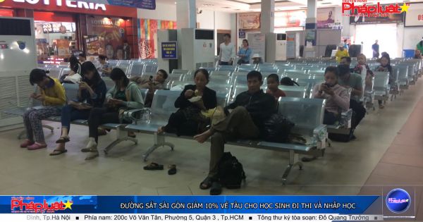 Đường sắt giảm giá vé tàu cho thí sinh đi thi đại học