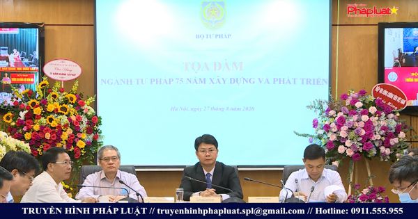 Bộ Tư Pháp. Tọa đàm trực tuyến “Ngành Tư Pháp 75 năm xây dựng và phát triển”