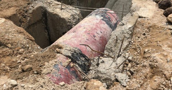 Công trình thủy lợi 119 tỉ vừa làm xong đã hỏng bị kiểm tra