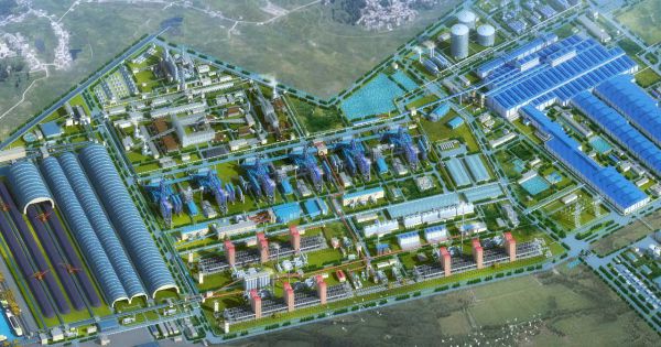 Lò cao số 4 Khu Gang thép Hòa Phát Dung Quất sẽ đi vào hoạt động dự kiến đầu năm 2021