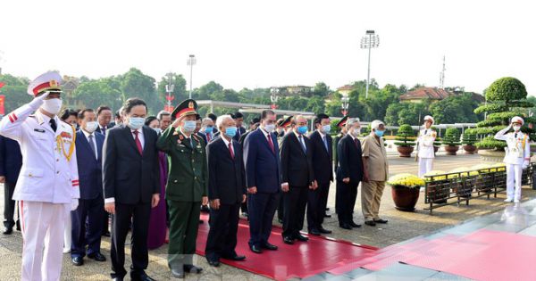 Lãnh đạo Đảng, Nhà nước vào Lăng viếng Chủ tịch Hồ Chí Minh
