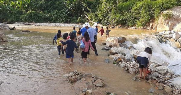 3 cháu nhỏ chết đuối thương tâm khi đi câu cá tại Lai Châu