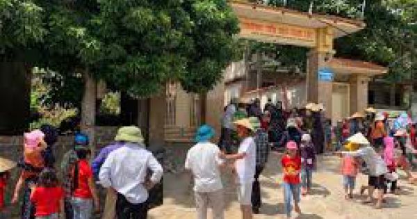 Sập tường trước cổng trường, một học sinh lớp 5 ở Nghệ An tử vong