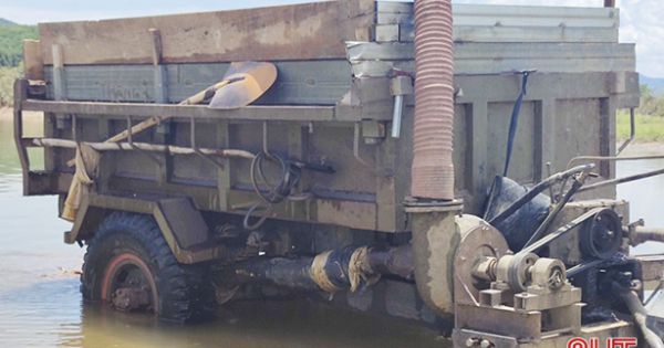 Bắt quả tang nhiều vụ khai thác cát trái phép trên các địa bàn miền núi Hà Tĩnh