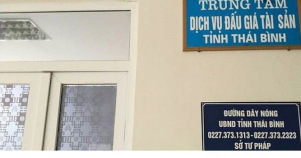 Bắt tạm giam thêm cán bộ Trung tâm Dịch vụ đấu giá Thái Bình vì tội tham ô