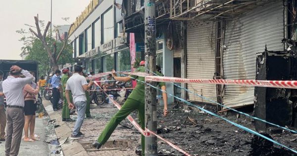 Tạm giữ nghi can gây ra vụ cháy chi nhánh Ngân hàng Eximbank