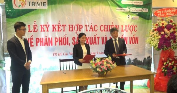 TRIVIE ký kết hợp tác chiến lược về sản xuất, phân phối nông sản, thực phẩm
