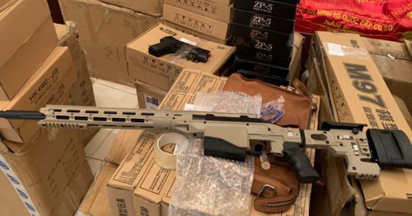 Thu giữ hàng trăm khẩu súng đồ chơi bắn đạn nhựa, đạn nở siêu khủng