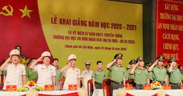 Đại học An ninh nhân dân khai giảng năm học mới