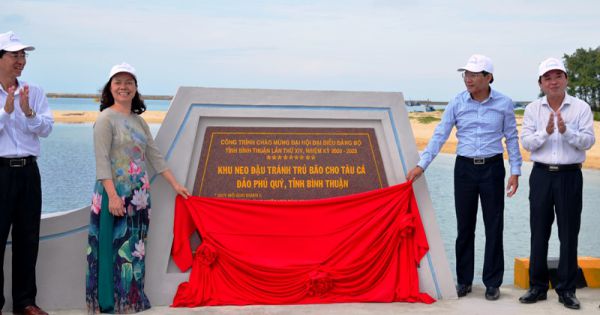 3 CÔNG TRÌNH CHÀO MỪNG ĐẠI HỘI ĐẠI BIỂU ĐẢNG BỘ TỈNH BÌNH THUẬN GẦN 800 TỶ ĐỒNG