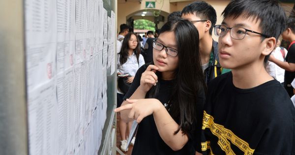 Từ chiều nay, các trường đại học bắt đầu công bố điểm chuẩn