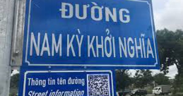 Tra thông tin đường tại TP.HCM bằng QR code