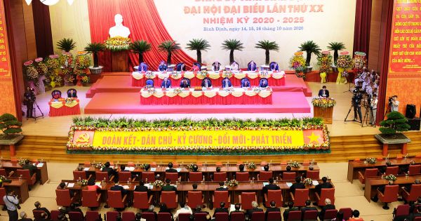 Khai mạc Đại hội Đảng bộ tỉnh Bình Định lần thứ XX