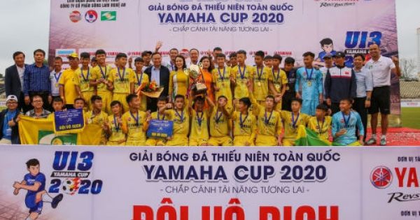SLNA lần thứ 8 vô địch giải U13 toàn quốc
