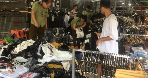 Công ty sản xuất hàng giả thương hiệu Nike, Gucci, Lacoste tại Hải Dương bị truy cứu hình sự