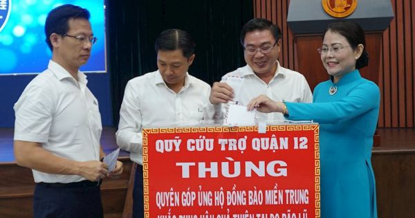 TP HCM: Hội Doanh nghiệp Quận 12 kỷ niệm 11 năm thành lập, quyên góp ủng hộ đồng bào miền lũ