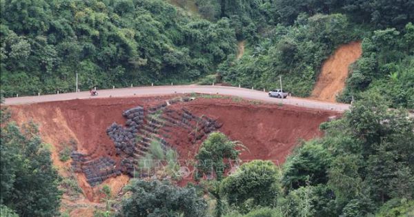 Tuyến đường độc đạo nối Bình Phước - Lâm Đồng xuất hiện hơn 10 điểm sạt lở mới