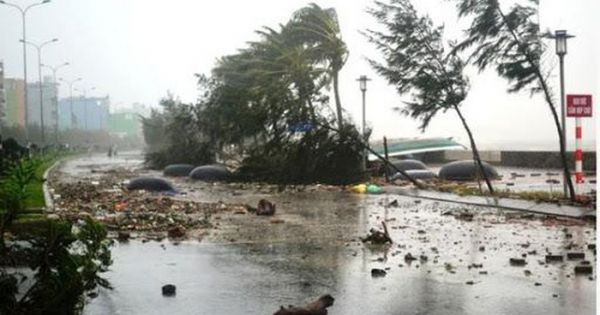 Bão số 9 giật cấp 15 khi vào biển Đông, hướng từ Đà Nẵng tới Phú Yên