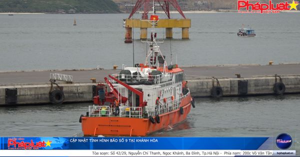 Cập nhật tình hình bão số 9 tại Khánh Hòa