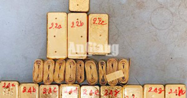 Triệt phá vụ vận chuyển 51kg vàng 9999 qua biên giới