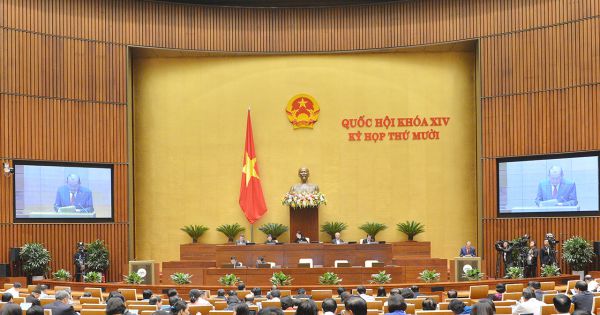 Quốc hội nghe báo cáo của Chính phủ về thực hiện các nghị quyết của Quốc hội về giam sát chuyên đề và chất vấn