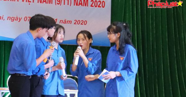 Sở Tư pháp và Tỉnh Đoàn Lào Cai chào mừng Ngày Pháp Luật với nhiều hoạt động ý nghĩa