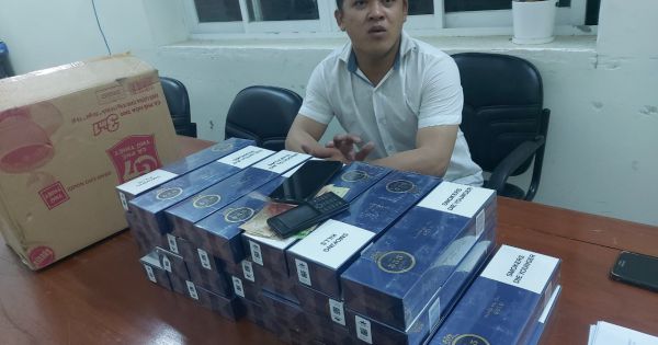 Vận chuyển 30 cây thuốc lá điếu nhập lậu