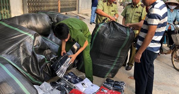 Bình Dương thu giữ trên 3.400 sản phẩm quần áo nghi giả mạo nhãn hiệu