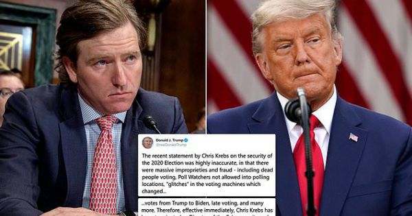 Giám đốc an ninh từng bác thông tin về gian lận cử tri bị Tổng thống Trump sa thải