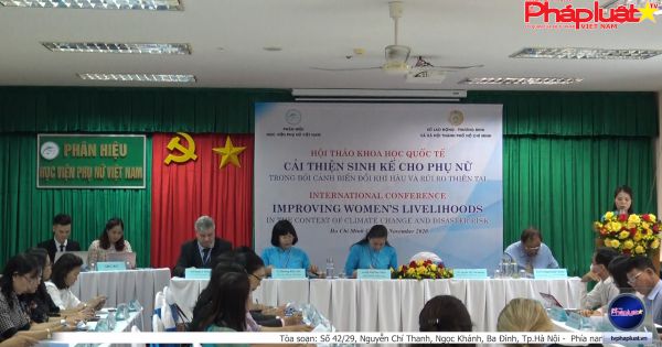 Cải thiện sinh kế cho phụ nữ trong bối cảnh biến đổi khí hậu và rủi ro thiên tai