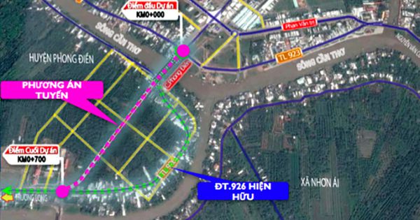 Hơn 200 tỷ đồng xây cầu vượt sông Cần Thơ