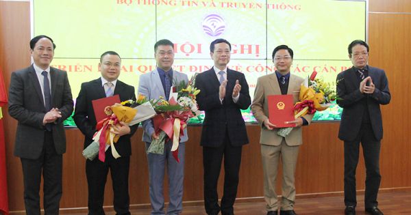 Bộ Thông tin và Truyền thông bổ nhiệm cán bộ